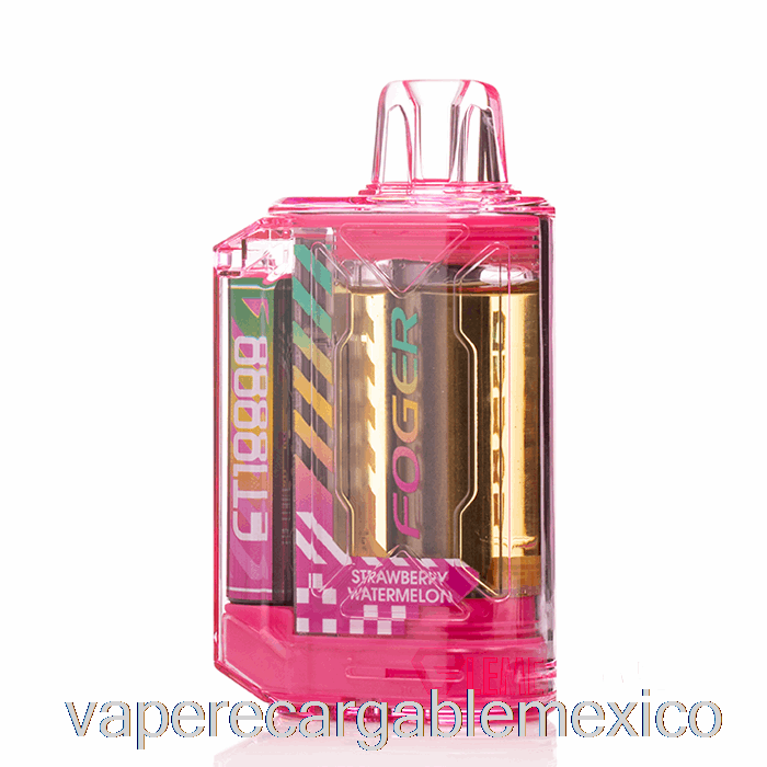 Vape Recargable Foger Ct10000 Desechable Fresa Sandía